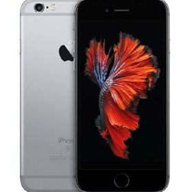 【中古】【安心保証】 iPhone6s[128GB] au スペースグレイ