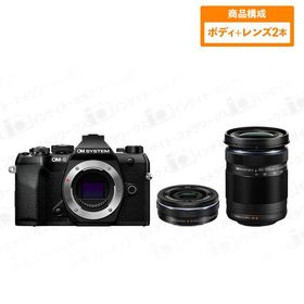 OM SYSTEM OM-5 Mark II ボディ ブラック + ダブルレンズセット M.ZUIKO DIGITAL ED 14-42mm F3.5-5.6 EZ + 40-150mm F4.0-5.6 R BLK オーエム システム