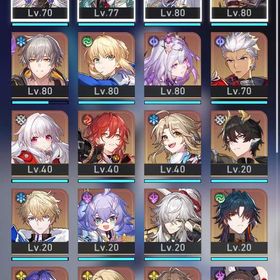 星5 19体 総課金額10万引退垢 セイバー2凸餅所持 全環境アタッカー所持 餅5個 | 崩壊スターレイル(崩スタ)のアカウントデータ、RMTの販売・買取一覧