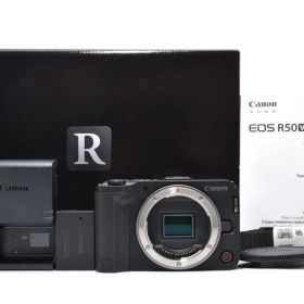 ★新品級★ キヤノン Canon EOS R50 V ボディ 《ショット数1000回以下・元箱・バッテリー・付属品多数！》★完動品★ #59P501A511167