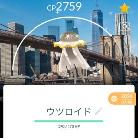 激レア！✨✨色違いウツロイド背景付き！🎉🎉 | ポケモンGOのアカウントデータ、RMTの販売・買取一覧