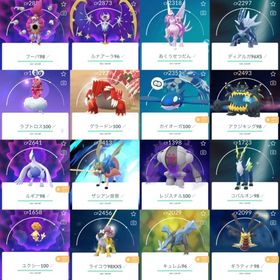 💥TL71伝説個体値100:5体!背景ザシアン剣の王!伝説幻430体!色違い159体所持 | ポケモンGOのアカウントデータ、RMTの販売・買取一覧