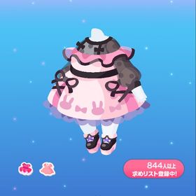 即購入⭕️シースルーピンクワンピ | ポケコロのアイテム、RMTの販売・買取一覧