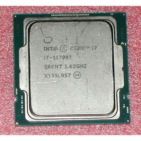 ジャンクCPU 8コア16スレッド Core i7 11700T LGA1200(PCパーツ)