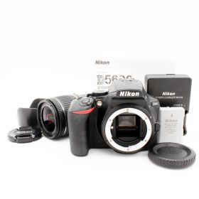 【美品】Nikon D5600 AF-P 18-55 VR レンズキット ブラック#7532