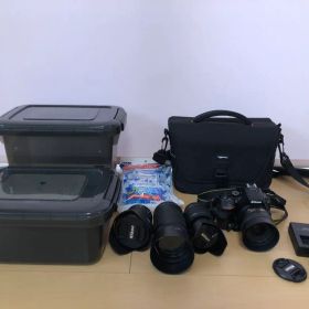 Nikon D5600 ダブルズームキット+単焦点レンズ+広角レンズetc