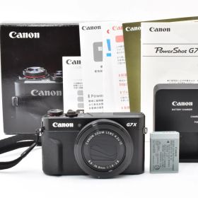 【返品保証】★良品★ キヤノン Canon PowerShot G7 X Mark II ブラック コンパクトデジタルカメラ #02251206