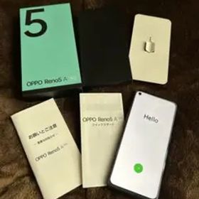 OPPO Reno5 シルバーブラック