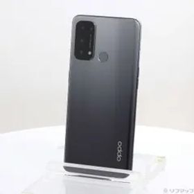 〔中古品〕 OPPO Reno5 A 128GB シルバーブラック A103OP Y!mobile SIMフリー【198】
