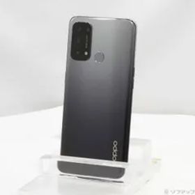 〔中古品〕 OPPO Reno5 A 128GB シルバーブラック A101OP Y!mobile SIMフリー【344】