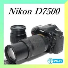 ✨Nikon D7500✨ダブルレンズ✨高速連射✨4K 動画✨一眼レフカメラ