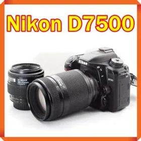 極美品 Nikon D7500 ダブルレンズセット Wi-Fi搭載 335ｋ7032