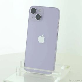 〔中古品〕 iPhone14 128GB パープル MPUY3J／A SIMフリー【198】