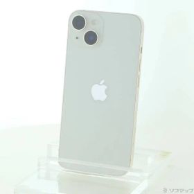 〔中古品〕 iPhone14 256GB スターライト MPW33J／A SIMフリー【344】