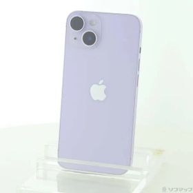 〔中古品〕 iPhone14 256GB パープル MPW93J／A SIMフリー【352】