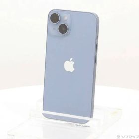 〔中古品〕 iPhone14 256GB ブルー MPWN3J／A SIMフリー【262】