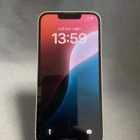 美品 国内版 SIMフリー iPhone14 128GB スターライト色