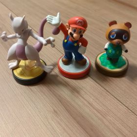 アミーボ ミュウツー マリオ たぬきち 3体セット