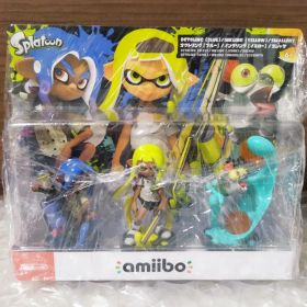 新品：amiibo ３体セット インクリング＆オクトリング＆コジャケ