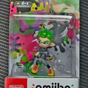 新品 amiibo アミーボ スプラトゥーン ボーイ ネオングリーン