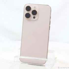 【中古】Apple(アップル) iPhone16 Pro Max 256GB デザートチタニウム 3N530J／A SIMフリー 【262-ud】
