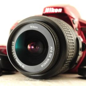 Nikon D5300 レッド デジタルカメラ＆18-55レンズ付き