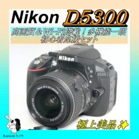 ⭐新品級！初心者完全セット⭐S回数150回⭐Nikon D5300⭐高機能 一眼