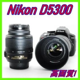 極上 軽量＆高画質☘️Nikon D5300ダブルレンズ手ぶれ補正付☘️