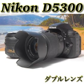 美品❤️Nikon D5300 ダブルレンズ 箱付き WiFi転送機能搭載 人気
