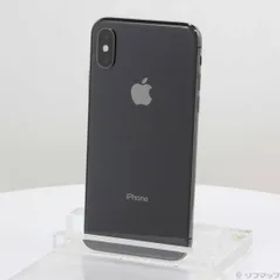 〔中古品〕 iPhoneXS 64GB スペースグレイ MTAW2J／A SIMフリー【377】