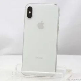 〔中古品〕 iPhoneXS 64GB シルバー MTAX2J／A SoftBank【344】
