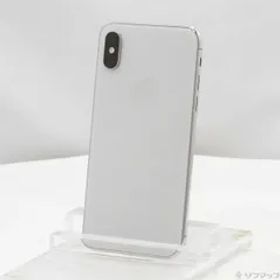 〔中古品〕 iPhoneXS 64GB シルバー MTAX2J／A SIMフリー【262】