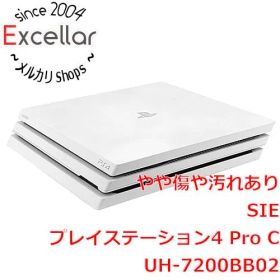 [bn:9] SONY プレイステーション4 Pro 1TB グレイシャー・ホワイト CUH-7200BB02 本体のみ
