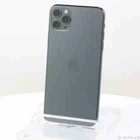 〔中古品〕 iPhone11 Pro Max 64GB ミッドナイトグリーン NWHH2J／A SIMフリー【262】