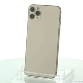 〔中古品〕 iPhone11 Pro Max 64GB ゴールド MWHG2J／A SIMフリー【198】