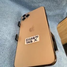 ジャンク扱い品Apple iPhone 11Pro Max 512GB ゴールド MWHR2J/A バッテリ97% SIMフリー