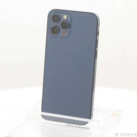 〔中古品〕 iPhone12 Pro 256GB パシフィックブルー MGMD3J／A SIMフリー【196】