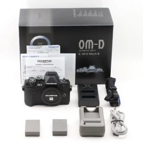 ＜美品＞ OM SYSTEM OLYMPUS OM-D E-M10 Mark III カメラ本体(ブラック) Wi-Fi対応 4Kビデオ