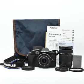 ＜美品＞オリンパス OLYMPUS OM-D E-M10 MarkIII ダブルズームキット ブラック