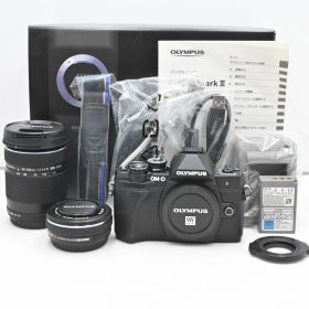 ショット数『1610』OLYMPUS ミラーレス一眼 OM-D E-M10 MarkIII EZダブルズームキット ブラック