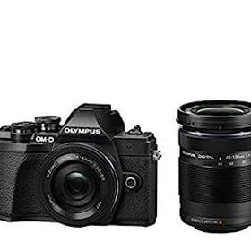 【中古】（非常に良い）OLYMPUS ミラーレス一眼カメラ OM-D E-M10 MarkIII EZダブルズームキット ブラック