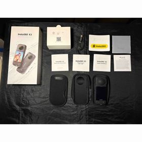 インスタスリーシックスティ(insta360)の【美品】Insta360 X3 360度アクションカメラ(ビデオカメラ)