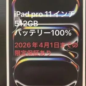 iPad pro 11インチ(M4) 512GB Wi-Fiモデル