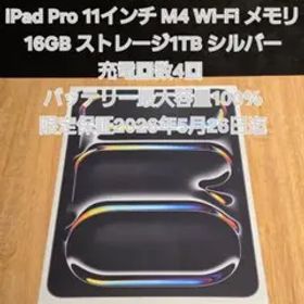 【未使用】iPad Pro 11インチ M4 Wi-Fi メモリ16GB 1TB
