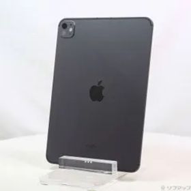 〔中古品〕 iPad Pro 11インチ 第5世代 標準ガラス 256GB スペースブラック MVW13J／A SIMフリー【258】