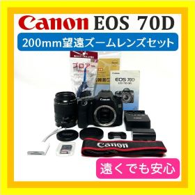 決定的瞬間を逃さない❣️ EOS 70D 望遠レンズセット 高速連写 初心者卒業