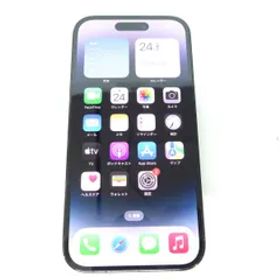 SIMフリー iPhone 14 Pro 128GB スペースブラック MPXU3J/A バッテリー最大容量82％ ※中古/利用-