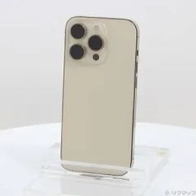 〔中古品〕 iPhone14 Pro 128GB ゴールド MQ073J／A SIMフリー【305】