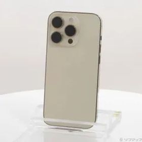 〔中古品〕 iPhone14 Pro 128GB ゴールド MQ073J／A SIMフリー【198】