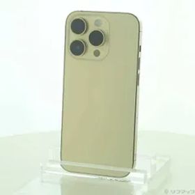 〔中古品〕 iPhone14 Pro 128GB ゴールド MQ073J／A SIMフリー【196】
